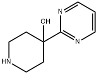 4-(2-PYRIMIDINYL)-4-PIPERIDINOL Struktur