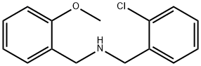 (2-Chlorophenyl)-N-(2-methoxybenzyl)methanamine,861225-06-1,结构式