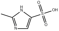 2-メチル-1H-イミダゾール-5-スルホン酸 化学構造式