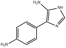 1H-Imidazol-5-amine,  4-(4-aminophenyl)- Structure
