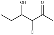 2-Hexanone,  3-chloro-4-hydroxy- 结构式