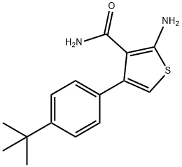 2-AMINO-4-(4-TERT-BUTYLPHENYL)THIOPHENE-3-CARBOXAMIDE|