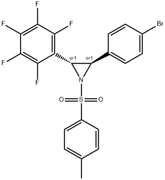 2-(4-BROMOPHENYL)-3-(PERFLUOROPHENYL)-1-TOSYLAZIRIDINE|