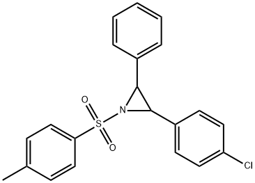 2-(4-CHLOROPHENYL)-3-PHENYL-1-TOSYLAZIRIDINE,861437-23-2,结构式