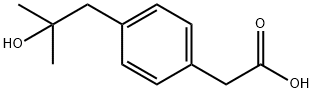 Benzeneacetic acid, 4-(2-hydroxy-2-methylpropyl)- (9CI), 861448-74-0, 结构式
