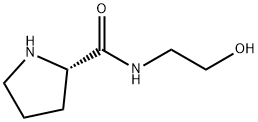 2-Pyrrolidinecarboxamide,N-(2-hydroxyethyl)-,(2S)-(9CI) Struktur