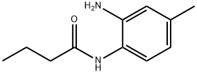 N-(2-アミノ-4-メチルフェニル)ブタンアミド 化学構造式