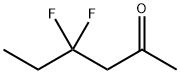2-Hexanone, 4,4-difluoro- (9CI) 化学構造式
