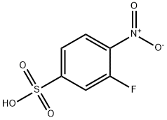 3-Fluoro-4-nitrobenzenesulfonic acid Struktur