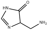 4H-Imidazol-4-one,  5-(aminomethyl)-3,5-dihydro- 结构式