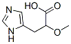 1H-Imidazole-5-propanoic  acid,  -alpha--methoxy-,861595-02-0,结构式