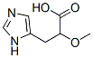 1H-Imidazole-5-propanoic  acid,  -alpha--methoxy- 化学構造式