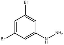 (3,5-二溴苯基)肼 结构式