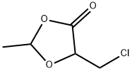 1,3-Dioxolan-4-one,  5-(chloromethyl)-2-methyl- Structure