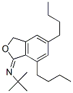 2-Propanamine,  N-(5,7-dibutyl-1(3H)-isobenzofuranylidene)-2-methyl- Structure