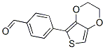 4-(2,3-二氢噻吩并[3,4-B]-1,4-二噁英-5-基)-苯甲醛 结构式