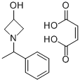 1-(1-PHENYLETHYL)-3-AZETIDINOL MALEATE Structure