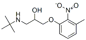 1-(3-methyl-2-nitro-phenoxy)-3-(tert-butylamino)propan-2-ol 结构式