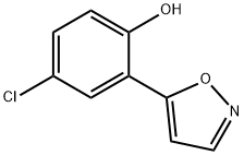 4-クロロ-2-(5-イソオキサゾリル)フェノール 塩化物 化学構造式