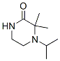 Piperazinone, 3,3-dimethyl-4-(1-methylethyl)- (9CI) Structure