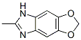 5H-1,3-Dioxolo[4,5-f]benzimidazole,  6-methyl- Struktur