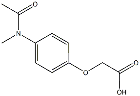 {4-[乙酰基(甲基)氨基]苯氧基}乙酸,861796-62-5,结构式