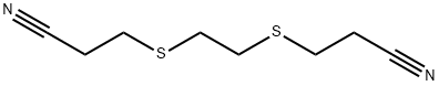 3,3'-(エチレンジチオ)ジプロピオニトリル 化学構造式