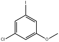 1-Chloro-3-iodo-5-methoxybenzene, 3-Chloro-5-iodophenyl methyl ether Structure