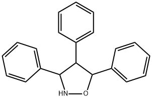 Isoxazolidine,  3,4,5-triphenyl- 化学構造式