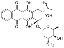 IDARUBICINOL 结构式