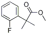 2-(2-Fluoro-phenyl)-2-Methylpropionic acid Methyl ester Struktur
