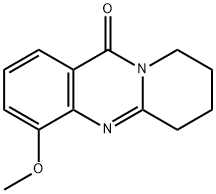 11H-Pyrido[2,1-b]quinazolin-11-one,  6,7,8,9-tetrahydro-4-methoxy- Struktur
