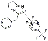 (R)-苄基-2-[4-(三氟甲基)苯基]-6,7-二羟基-5H-吡咯并[2,1-C][1,2,4]三氮唑四氟硼酸盐 结构式