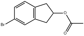 5-broMo-2,3-dihydro-1H-inden-2-yl acetate|5-溴-2,3-二氢-1H-茚-2-醇乙酸酯