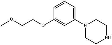1-(3-(2-甲氧基乙氧基)苯基)哌嗪, 862168-49-8, 结构式