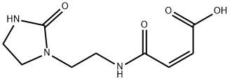 4-oxo-4-[[2-(2-oxoimidazolidin-1-yl)ethyl]amino]isocrotonic acid 结构式