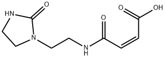 4-oxo-4-[[2-(2-oxoimidazolidin-1-yl)ethyl]amino]isocrotonic acid Structure