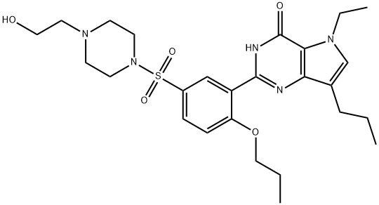 米罗那非, 862189-95-5, 结构式