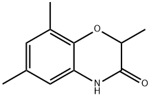 2,6,8-TRIMETHYL-2H-BENZO[B][1,4]OXAZIN-3(4H)-ONE,862249-74-9,结构式