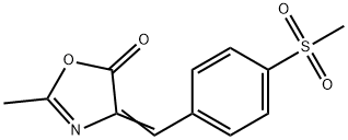 4-(4-METHANESULFONYL-BENZYLIDENE)-2-METHYL-4H-OXAZOL-5-ONE Structure