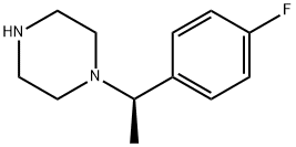 (R)-1-(1-(4-氟苯基)乙基)哌嗪 结构式