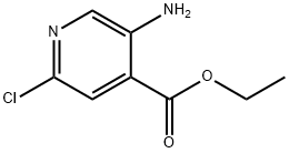 Ethyl 5-amino-2-chloropyridine-4-carboxylate Structure