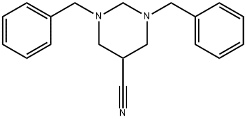 1,3-DIBENZYL-5-CYANOHEXAHYDROPYRIMIDINE Structure