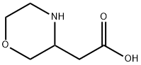 吗啉-3-乙酸 结构式