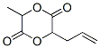 1,4-Dioxane-2,5-dione,  3-methyl-6-(2-propenyl)-  (9CI) 化学構造式