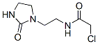 2-クロロ-N-[2-(2-オキソ-1-イミダゾリジニル)エチル]アセトアミド 化学構造式