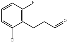 3-(2-CHLORO-6-FLUORO-PHENYL)-PROPIONALDEHYDE Structure