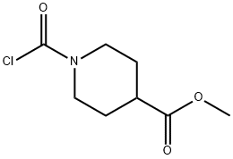 N-甲酰氯六氢异烟酸甲酯, 86264-79-1, 结构式