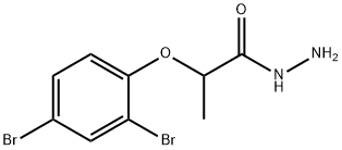 2-(2,4-DIBROMOPHENOXY)PROPANOHYDRAZIDE Struktur