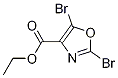 2,5-二溴噁唑-4-甲酸乙酯,862731-70-2,结构式